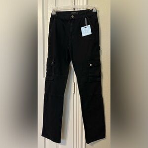 Cargo pants in black size smalll by Industry.com. New with tags